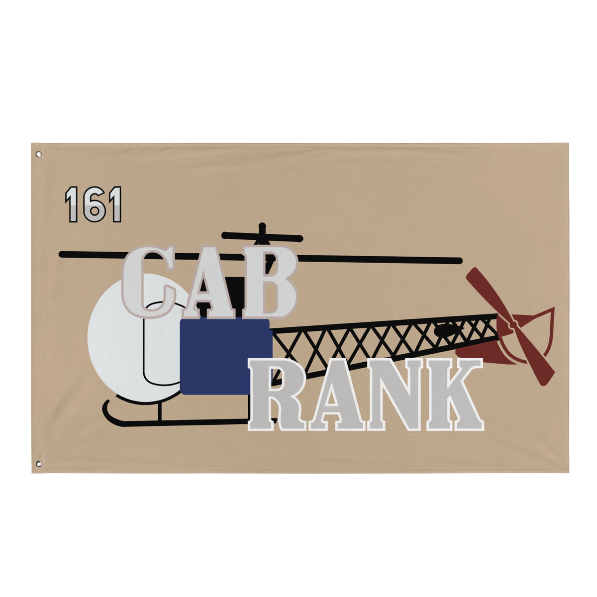 "161 Cab Rank" Flag - I Love a Hangar