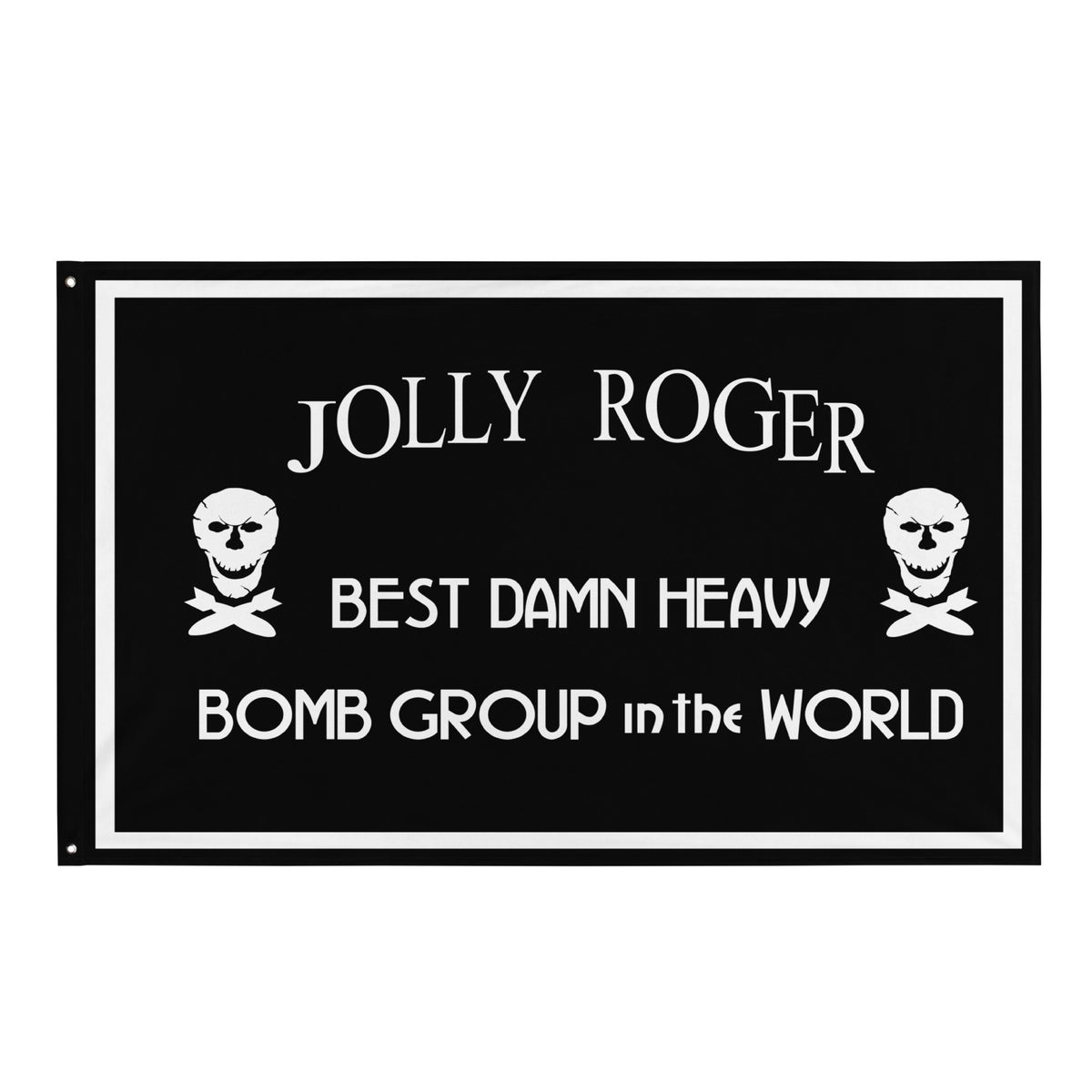 90th Bomb Group "Jolly Roger" Flag - I Love a Hangar
