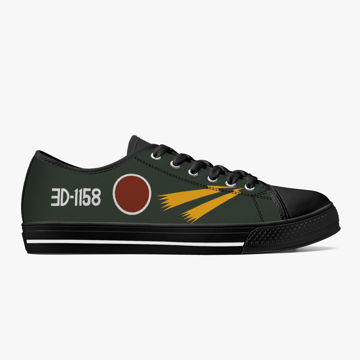 Mitsubishi J2M Raiden Low Top Canvas Shoes - I Love a Hangar