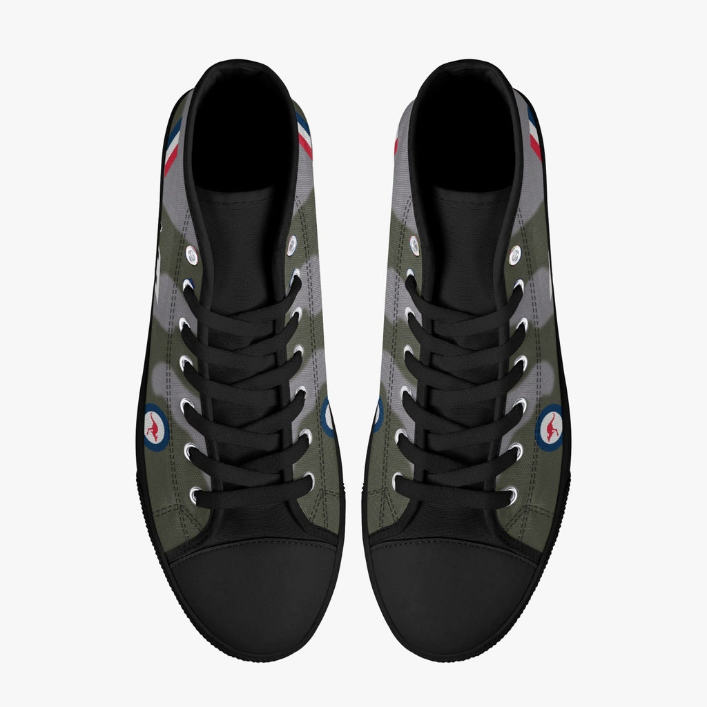 Mirage IIIO "A3-44" High Top Canvas Shoes - I Love a Hangar