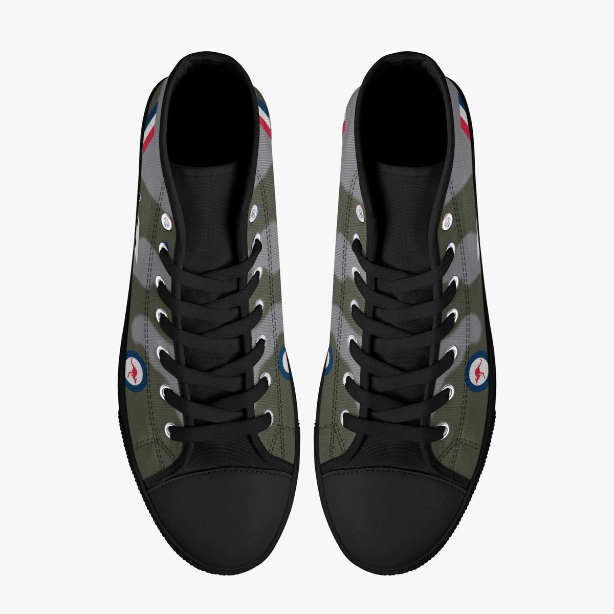 Mirage IIIO "A3-44" High Top Canvas Shoes - I Love a Hangar