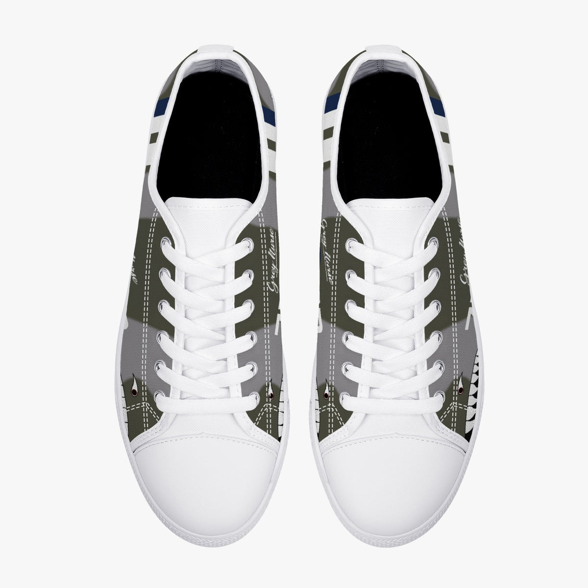 Spitfire "ZP-W" Low Top Canvas Shoes - I Love a Hangar