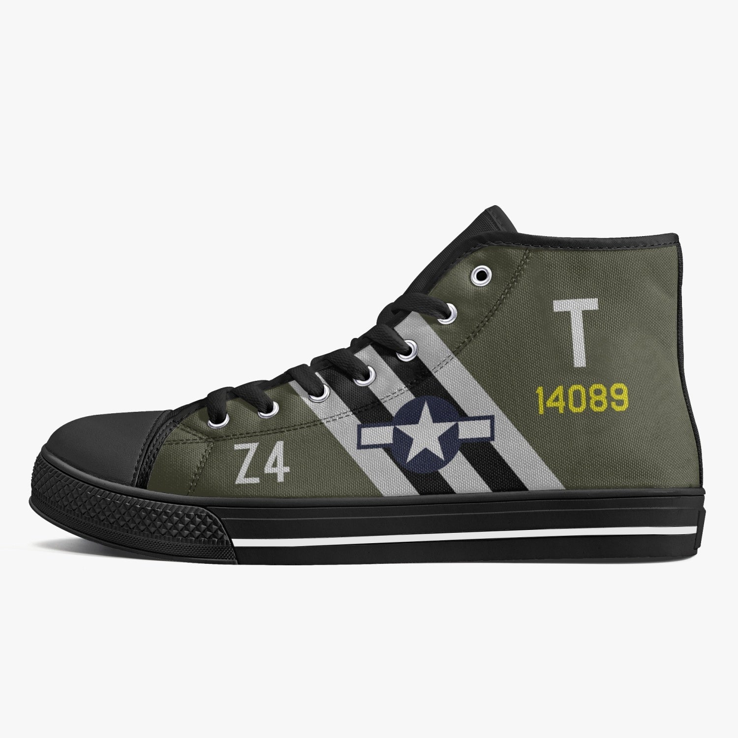 C-49 "Wild Kat" High Top Canvas Shoes - I Love a Hangar