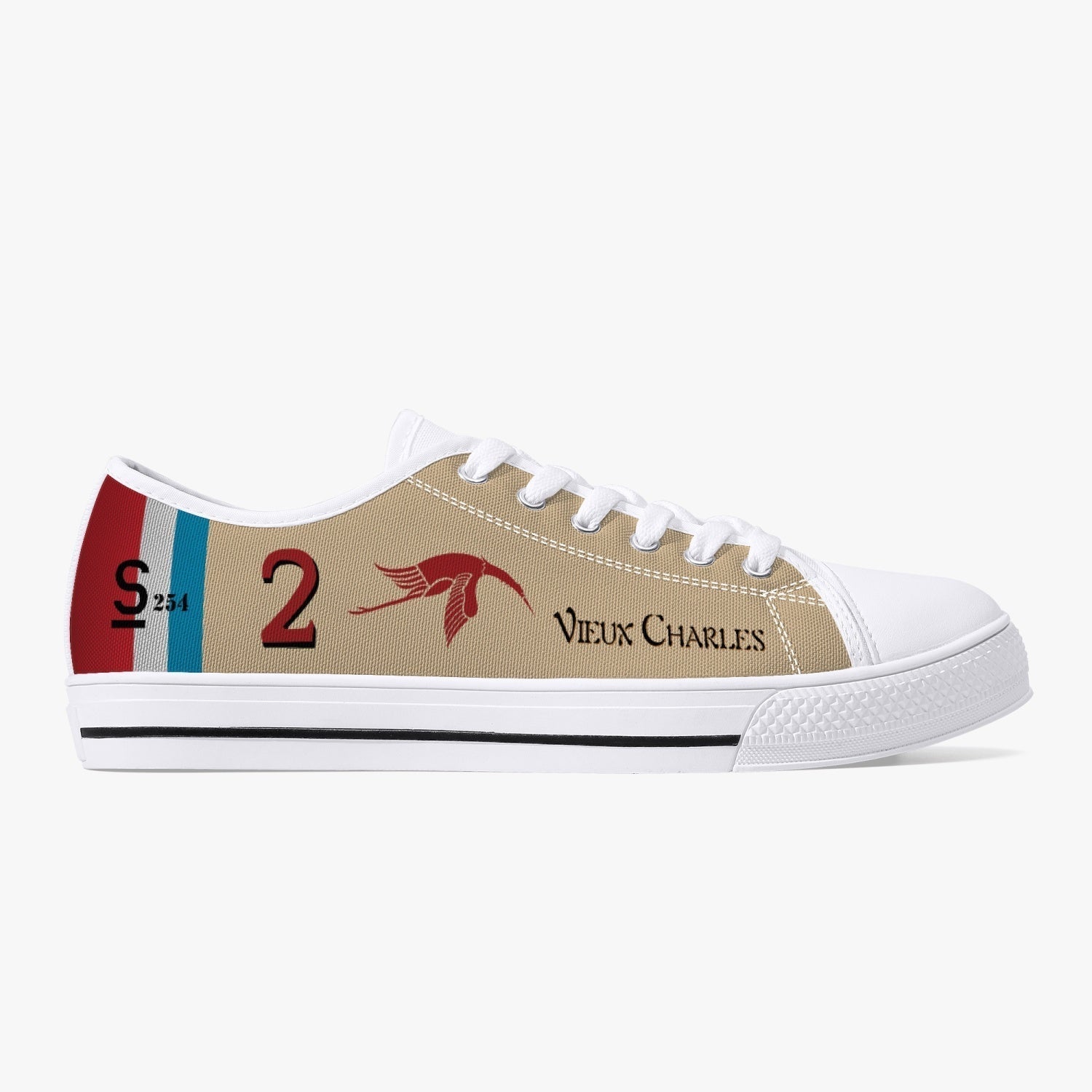 SPAD VII "Vieux Charles" Low Top Canvas Shoes - I Love a Hangar