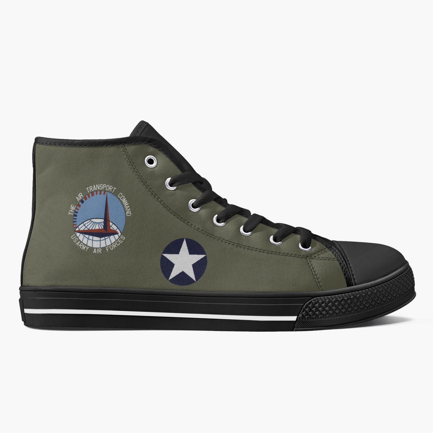 C-53 "Beach City Baby" High Top Canvas Shoes - I Love a Hangar