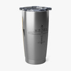 B-29 "T Square 54" Inspired 20oz (590ml) Stainless Steel Tumbler - I Love a Hangar