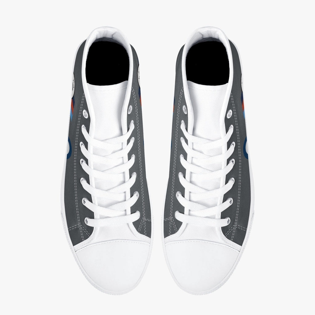 Macchi "A7-047" High Top Canvas Shoes (Grey) - I Love a Hangar