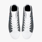Macchi "A7-047" High Top Canvas Shoes (Grey) - I Love a Hangar