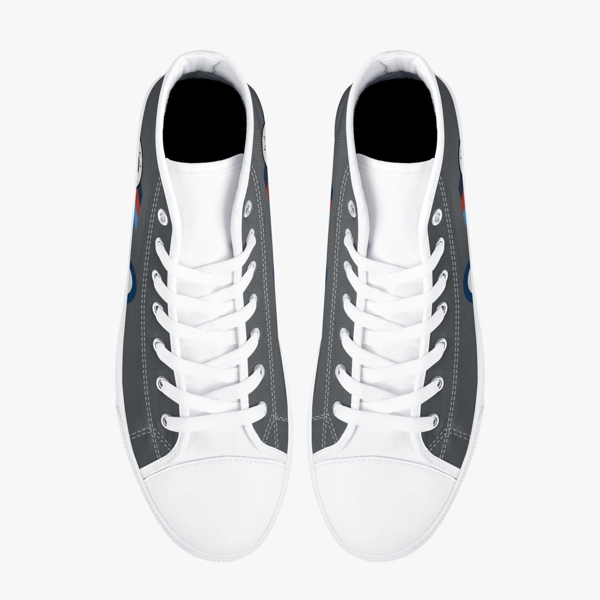 Macchi "A7-047" High Top Canvas Shoes (Grey) - I Love a Hangar