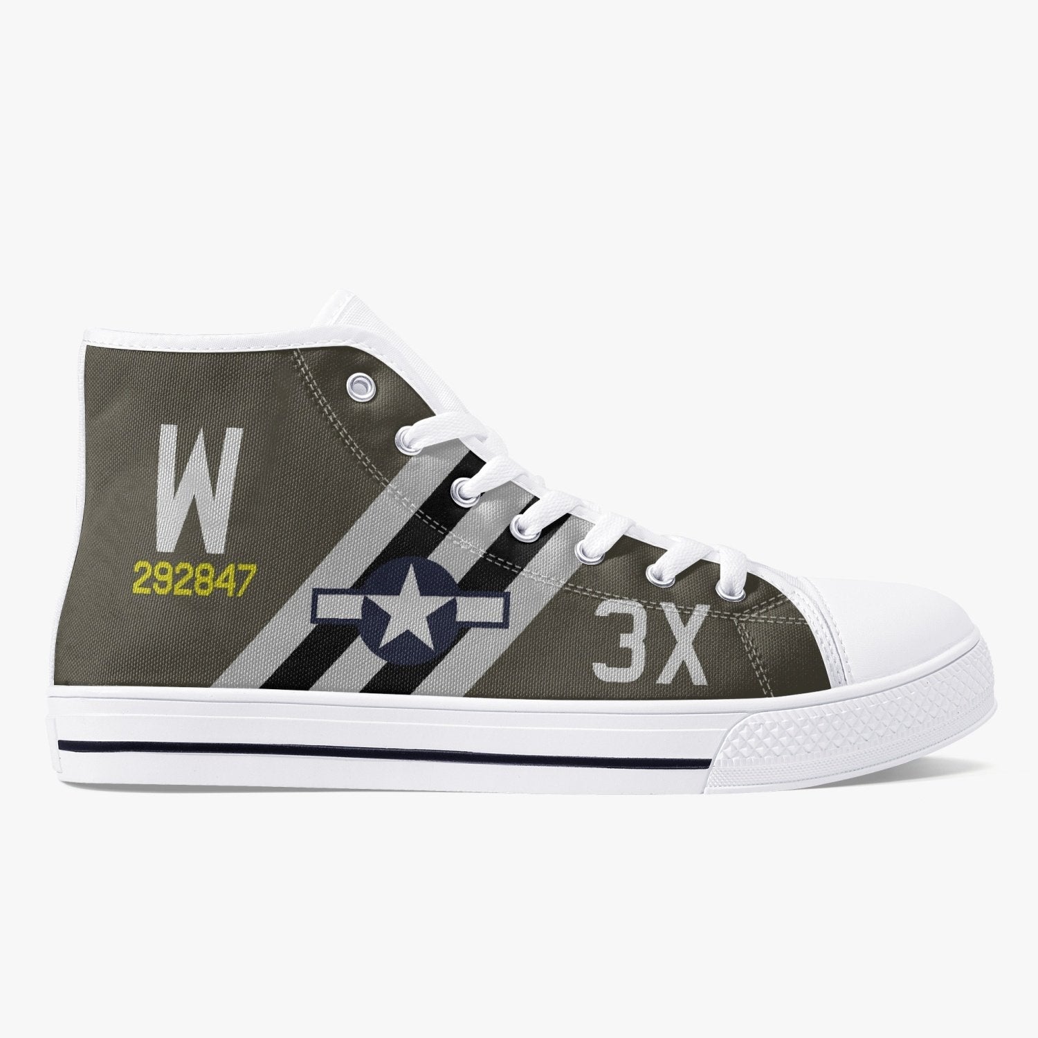 C-47 "That's All, Brother" High Top Canvas Shoes - I Love a Hangar