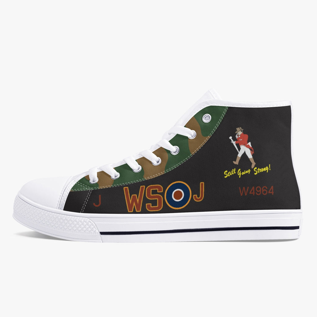 Lancaster "J" for Johnnie High Top Canvas Shoes - I Love a Hangar