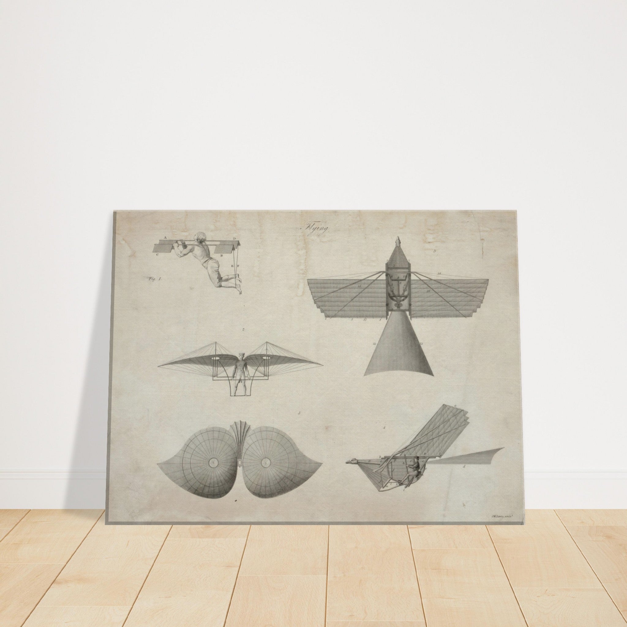Jakob Degen Flying Machines on Canvas - I Love a Hangar