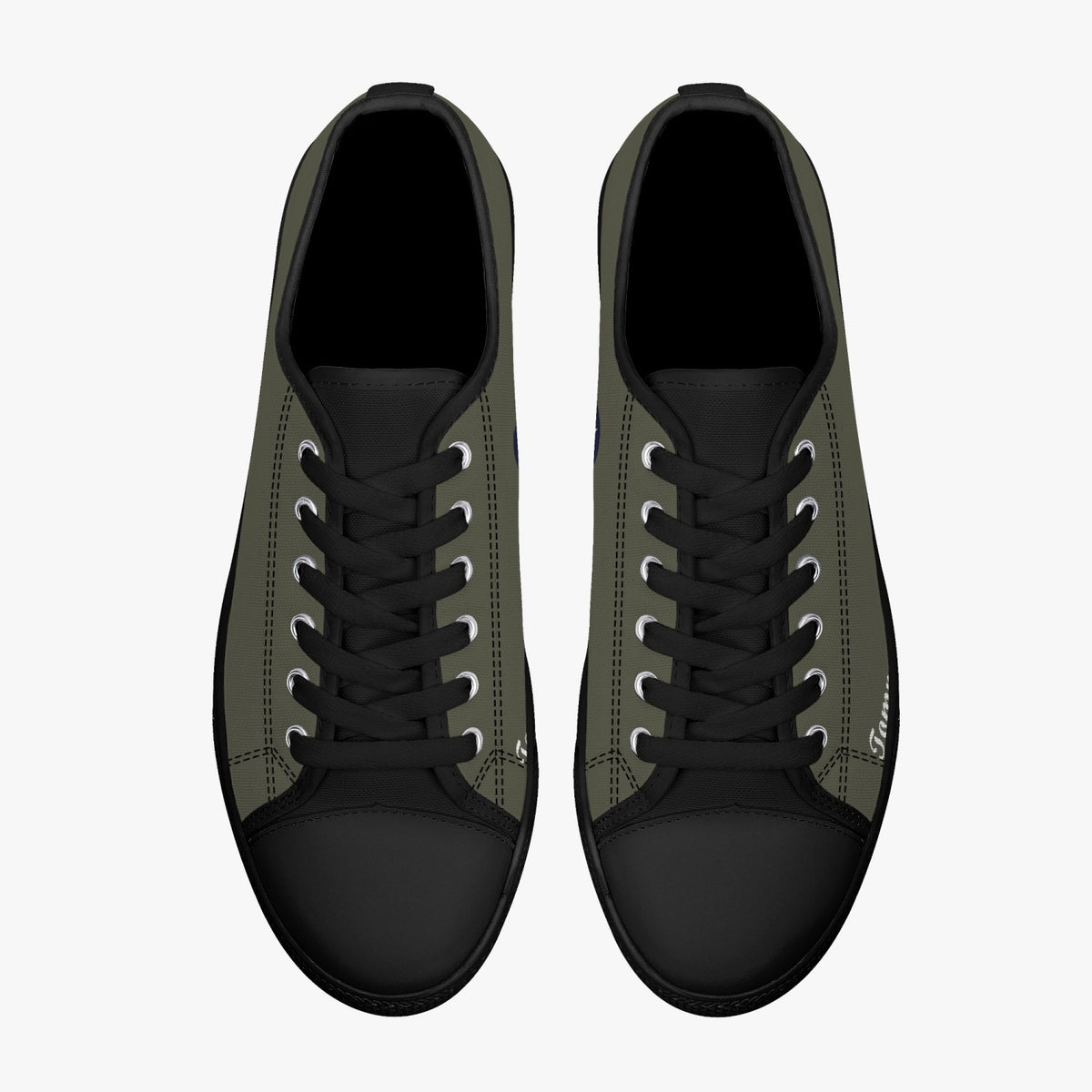 P-51 "Tommy's Dad" Low Top Canvas Shoes - I Love a Hangar