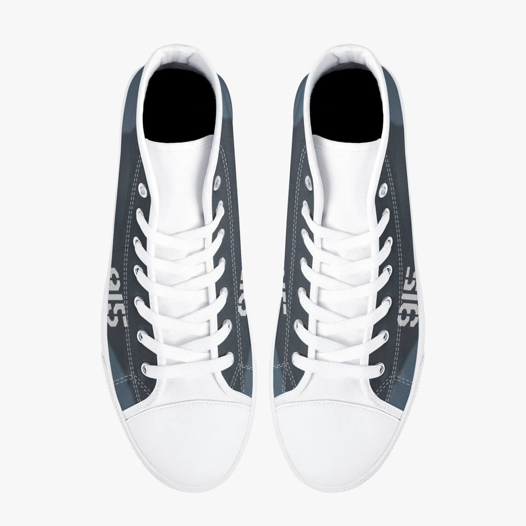 F4U Corsair #915 High Top Canvas Shoes - I Love a Hangar