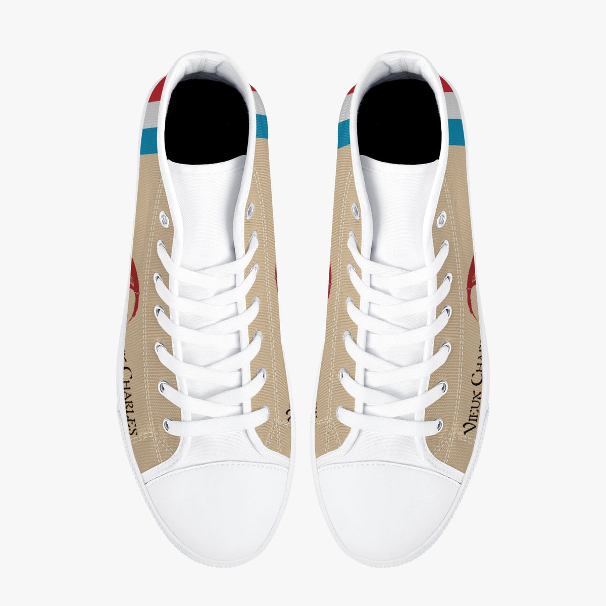 SPAD VII "Vieux Charles" High Top Canvas Shoes - I Love a Hangar