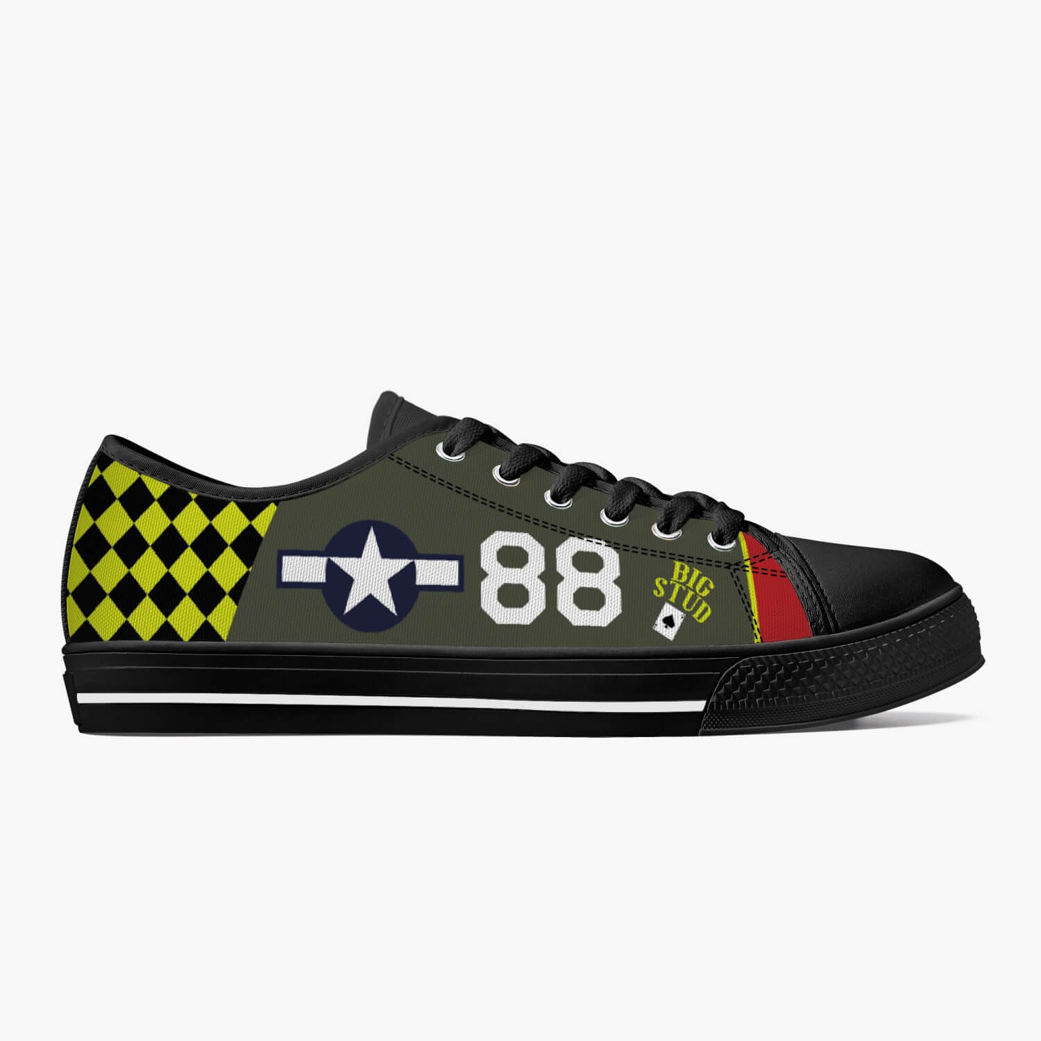 P-47 "Big Stud" Low Top Canvas Shoes - I Love a Hangar