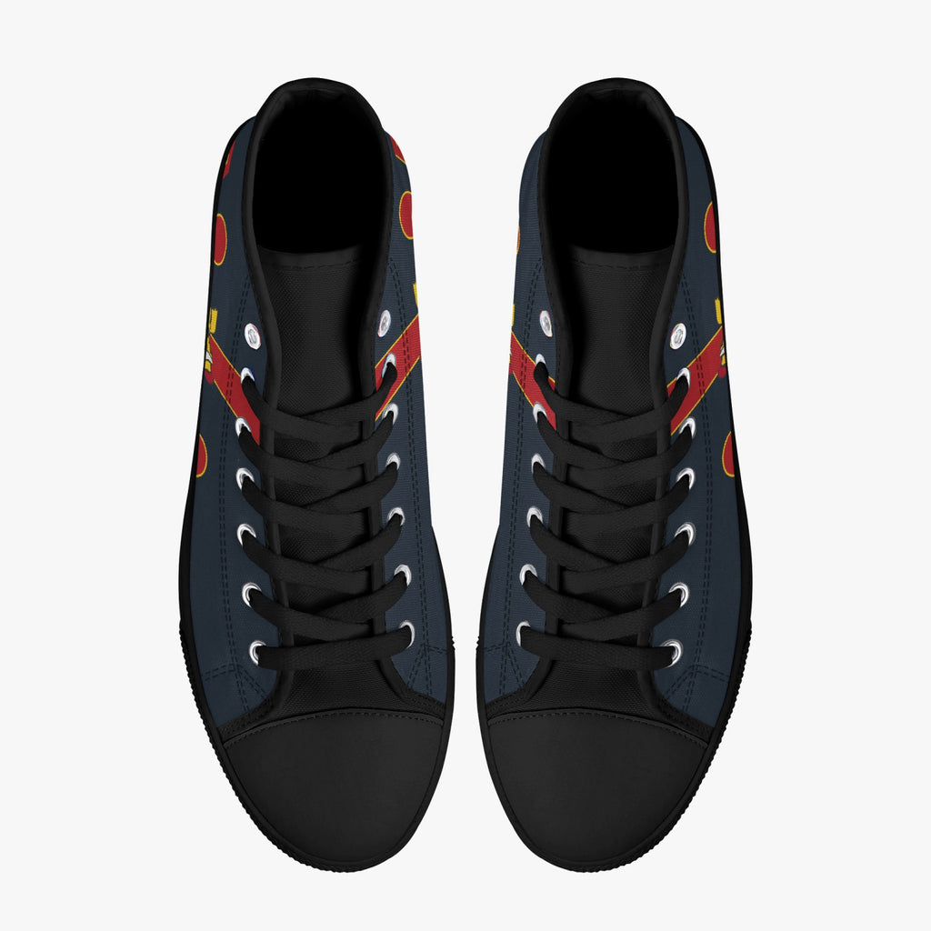 VFA-11 "Red Rippers" High Top Canvas Shoes - I Love a Hangar