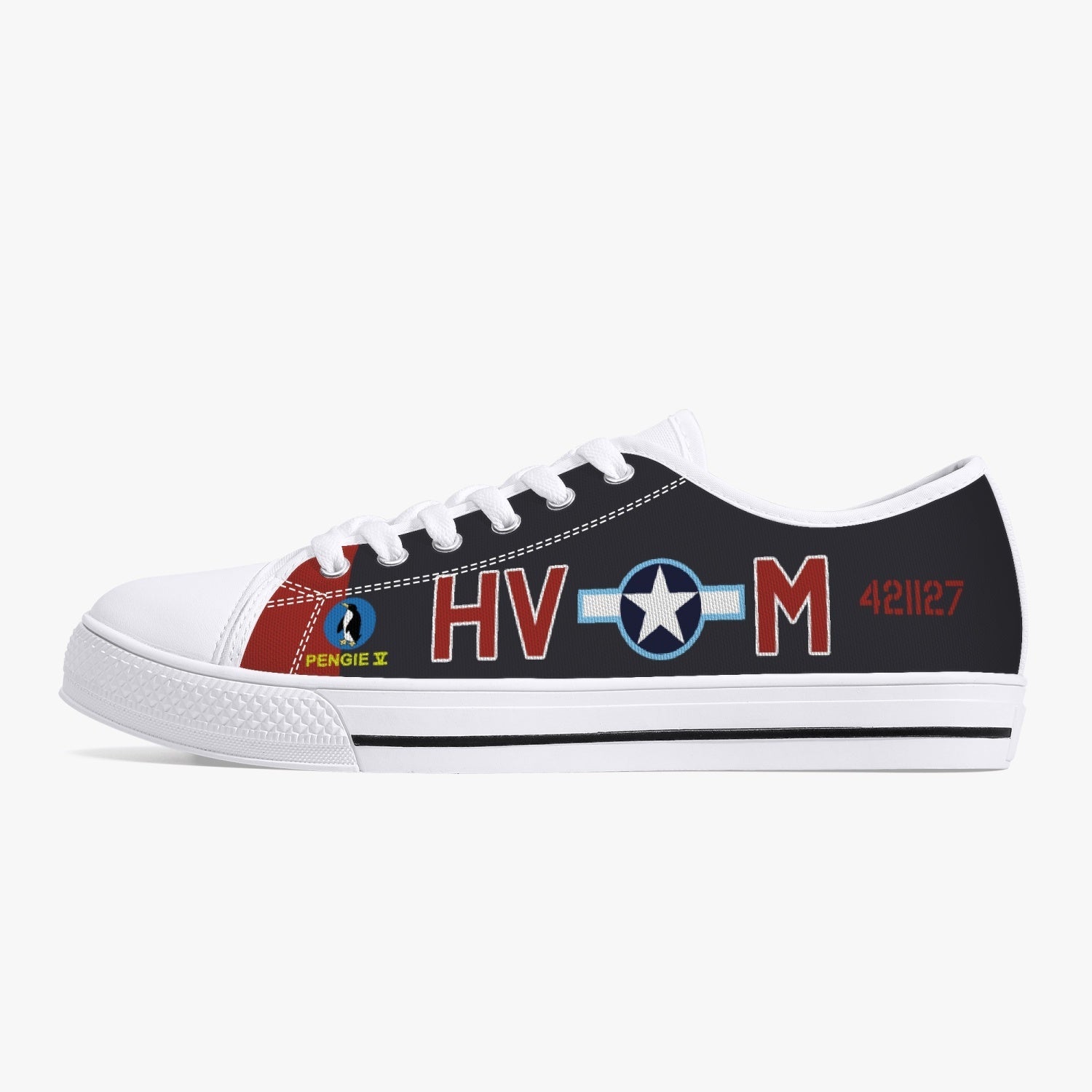 P-47 "Pengie V" Low Top Canvas Shoes - I Love a Hangar