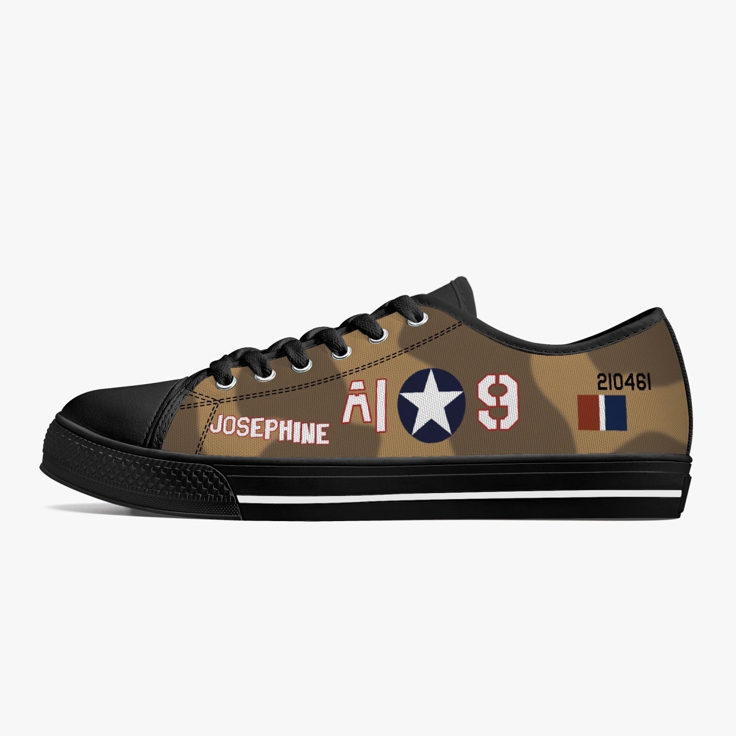 P-40 "Josephine" Low Top Canvas Shoes - I Love a Hangar