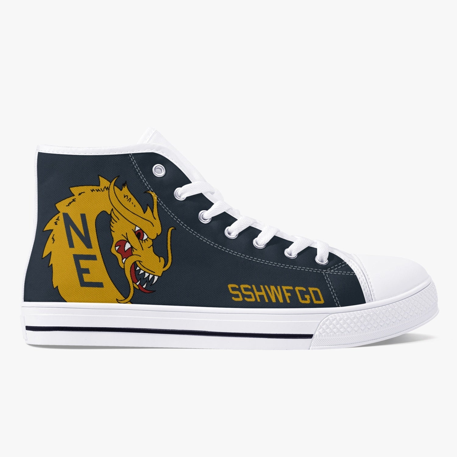 VFA-192 "Golden Dragons" High Top Canvas Shoes