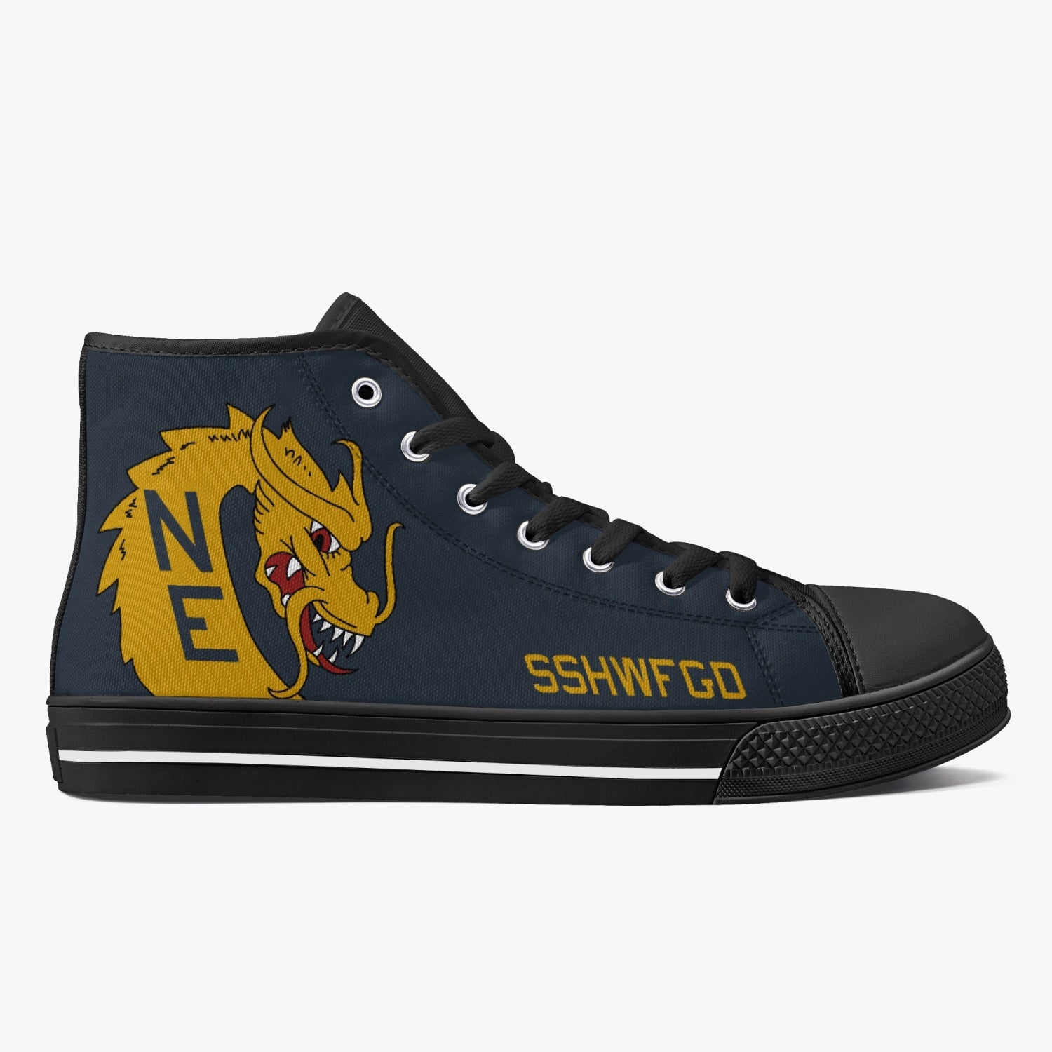 VFA-192 "Golden Dragons" High Top Canvas Shoes