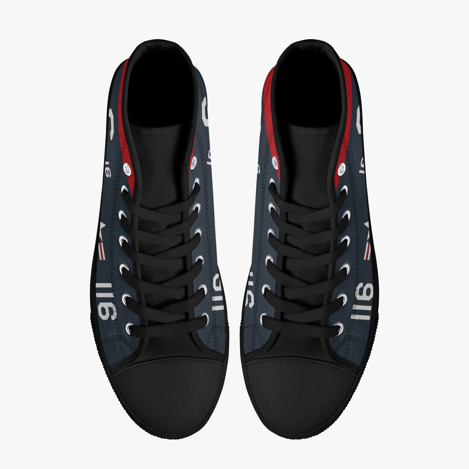 F9F Panther "S-116" of Neil Armstrong High Top Canvas Shoes - I Love a Hangar