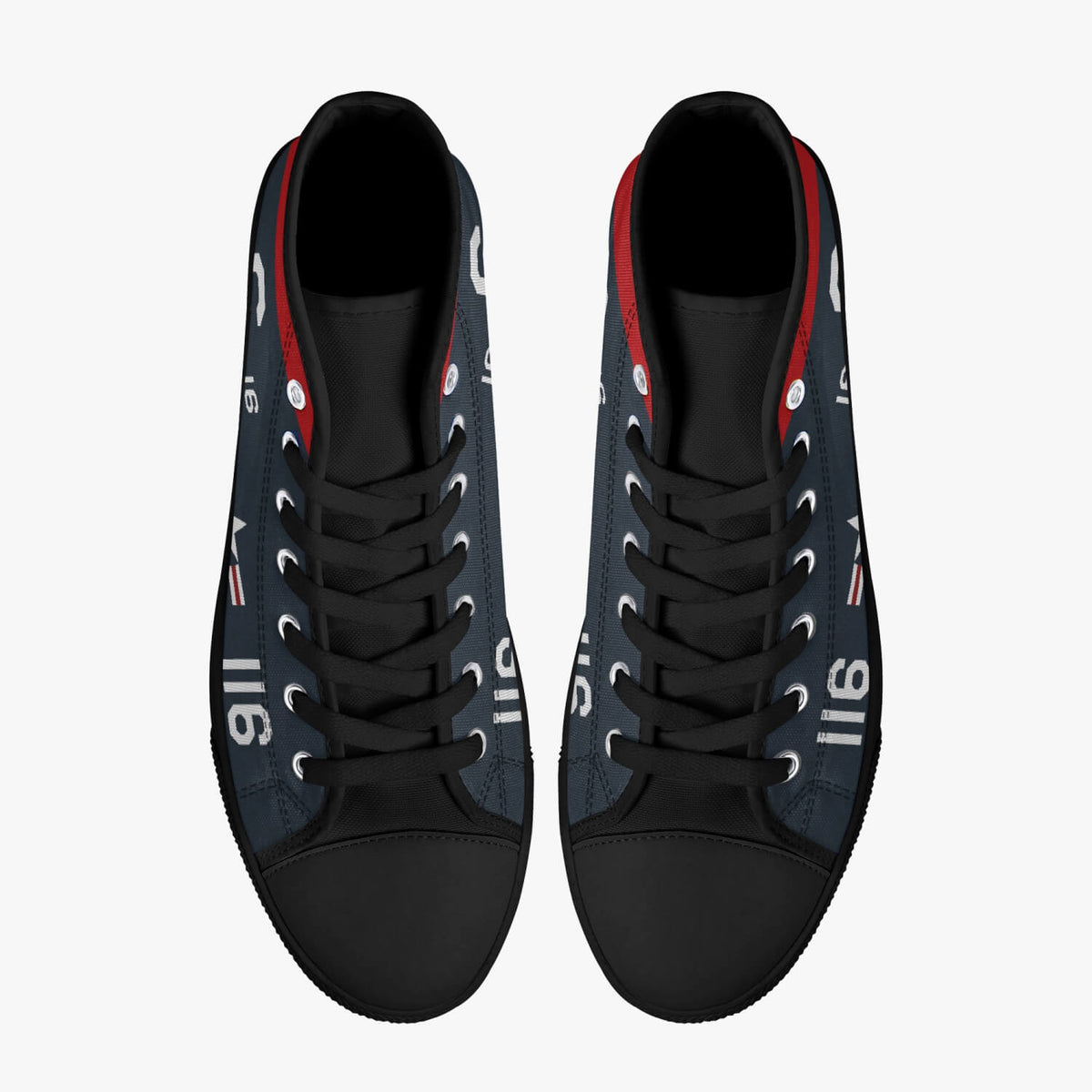 F9F Panther "S-116" of Neil Armstrong High Top Canvas Shoes - I Love a Hangar
