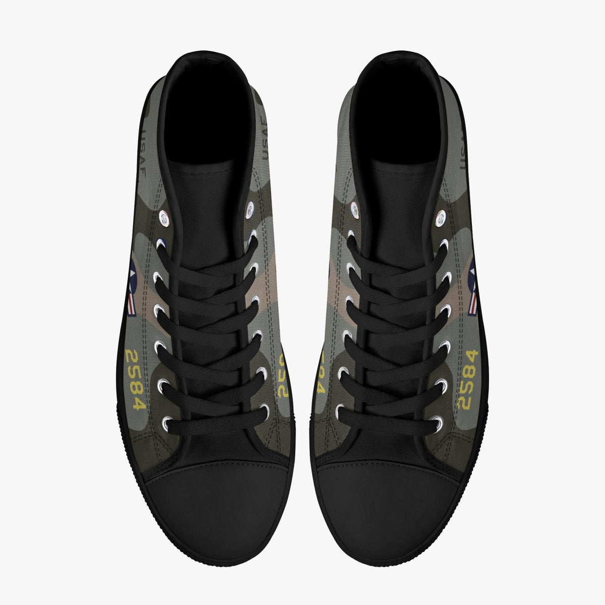 B-52 "Midnight Express" High Top Canvas Shoes - I Love a Hangar