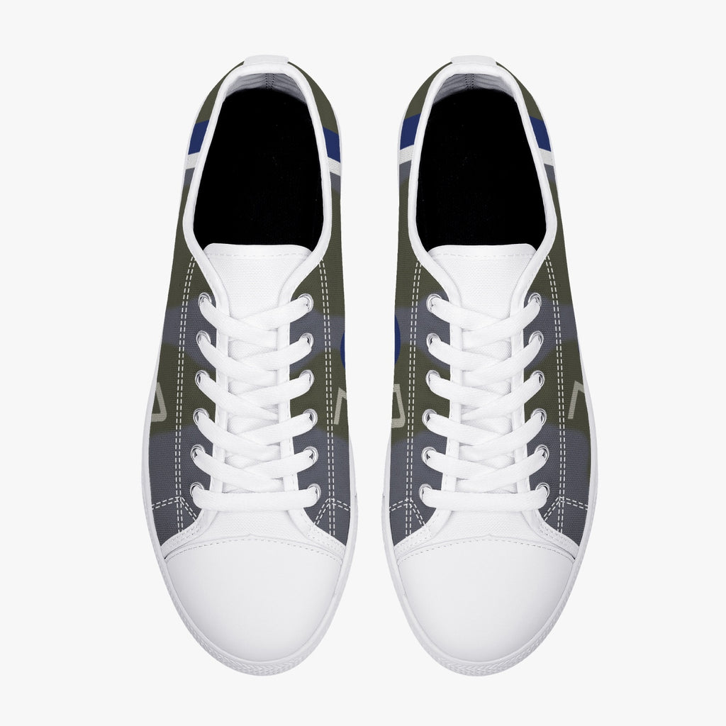 F4U Corsair "7-D" Low Top Canvas Shoes - I Love a Hangar