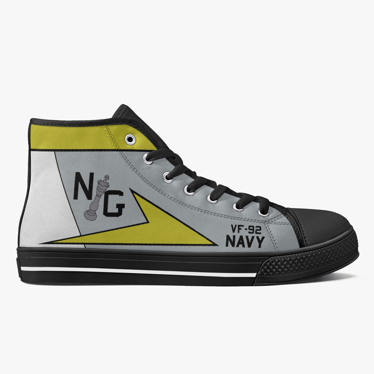 VF-92 "Silver Kings" High Top Canvas Shoes - I Love a Hangar
