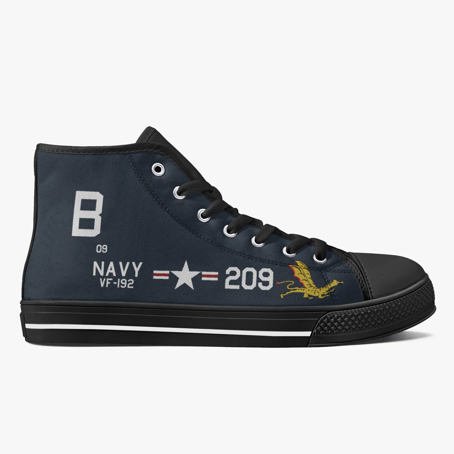 F9F-5 Panther "#209" High Top Canvas Shoes