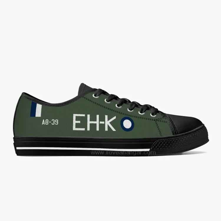 Beaufighter "EH-K" Low Top Canvas Shoes - I Love a Hangar