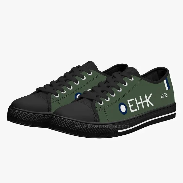 Beaufighter "EH-K" Low Top Canvas Shoes - I Love a Hangar