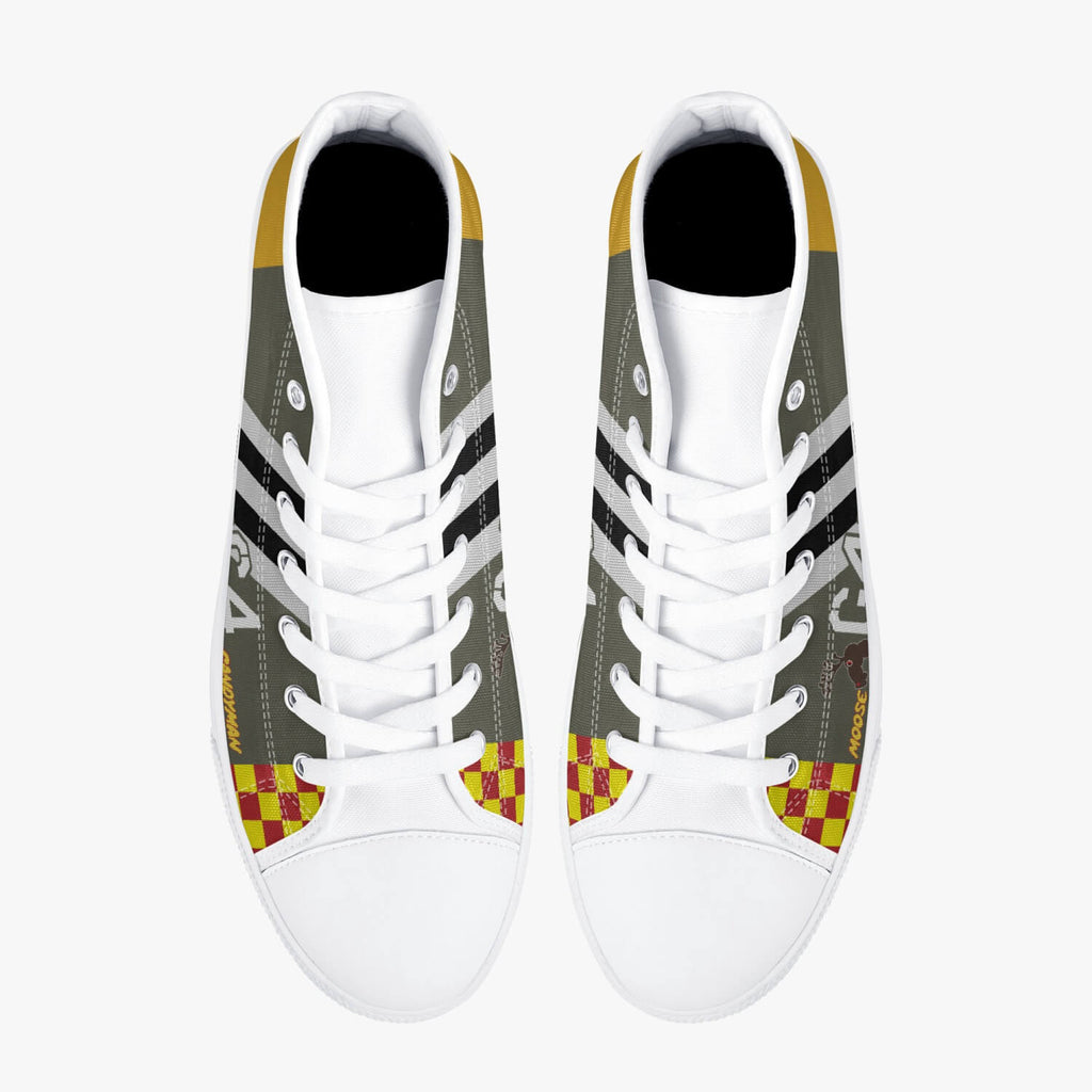 P-51 "Moose/Candyman" High Top Canvas Shoes - I Love a Hangar