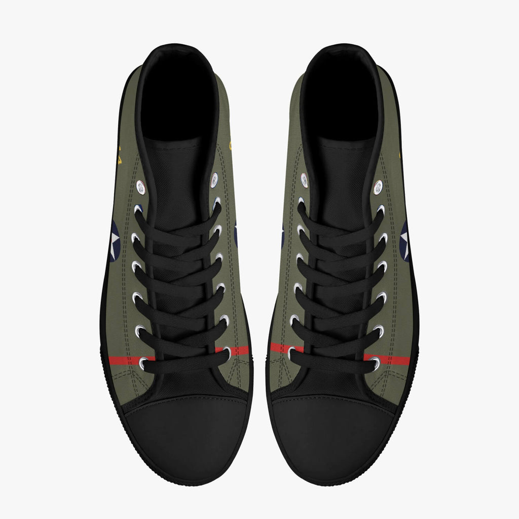 B-25 "Doolittle Raiders" High Top Canvas Shoes - I Love a Hangar