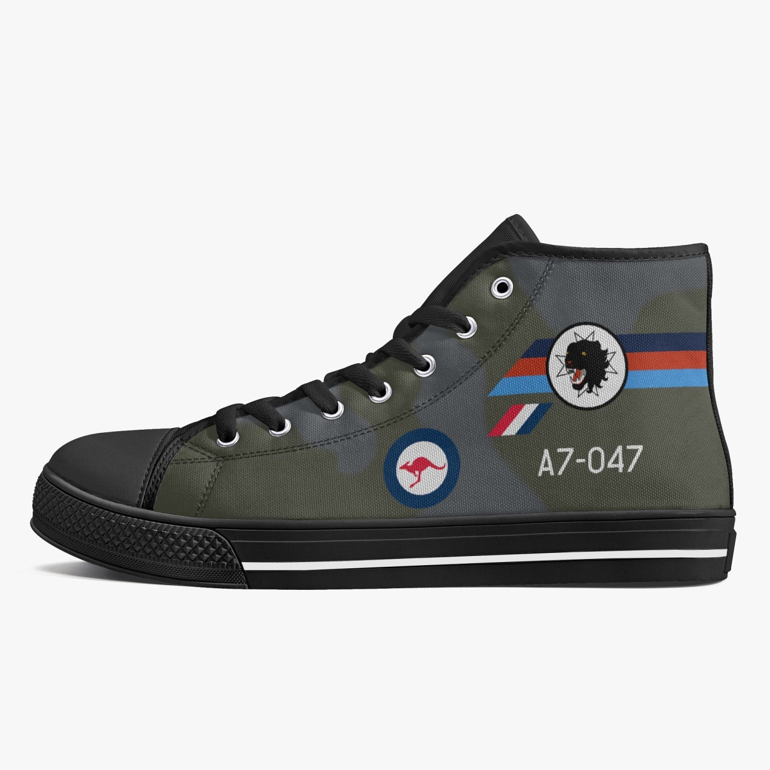 Macchi  "A7-047" High Top Canvas Shoes (Camo) - I Love a Hangar