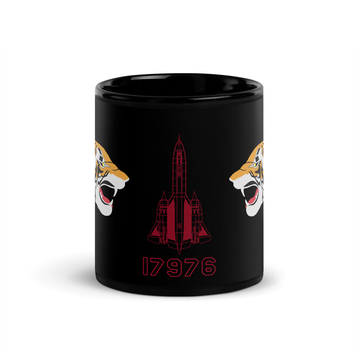 SR-71 "Blackbird" (61-7976) Black Glossy Mug - I Love a Hangar