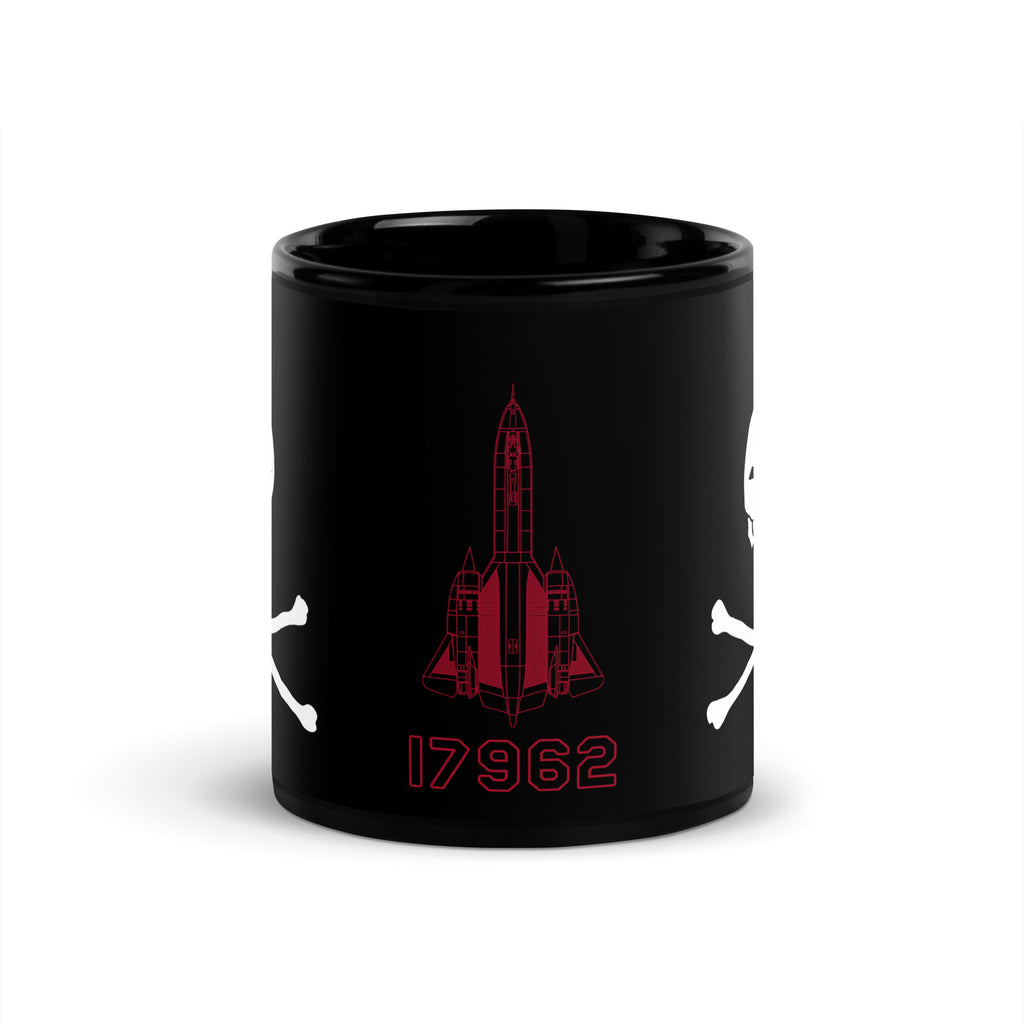 SR-71 "Blackbird" (61-7962) Black Glossy Mug - I Love a Hangar