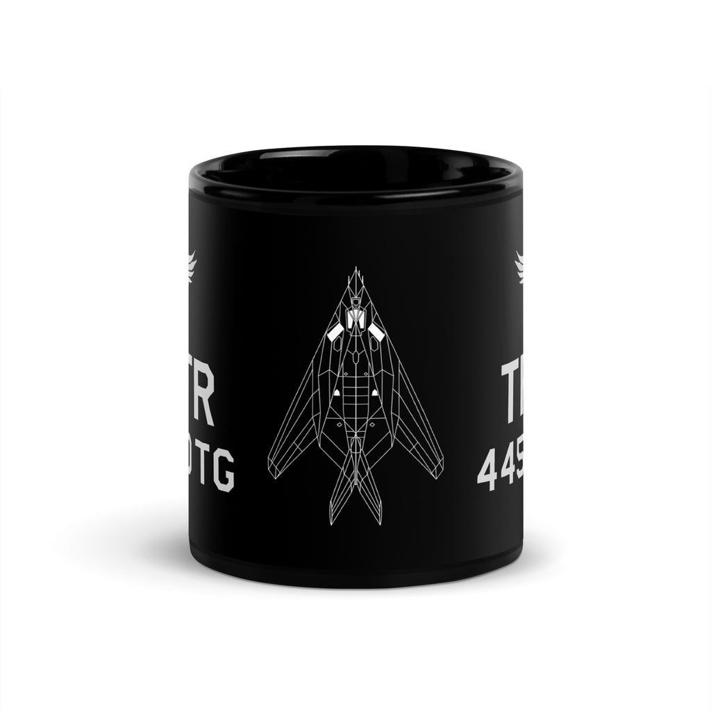 F-117 "Nighthawk" Black Glossy Mug - I Love a Hangar