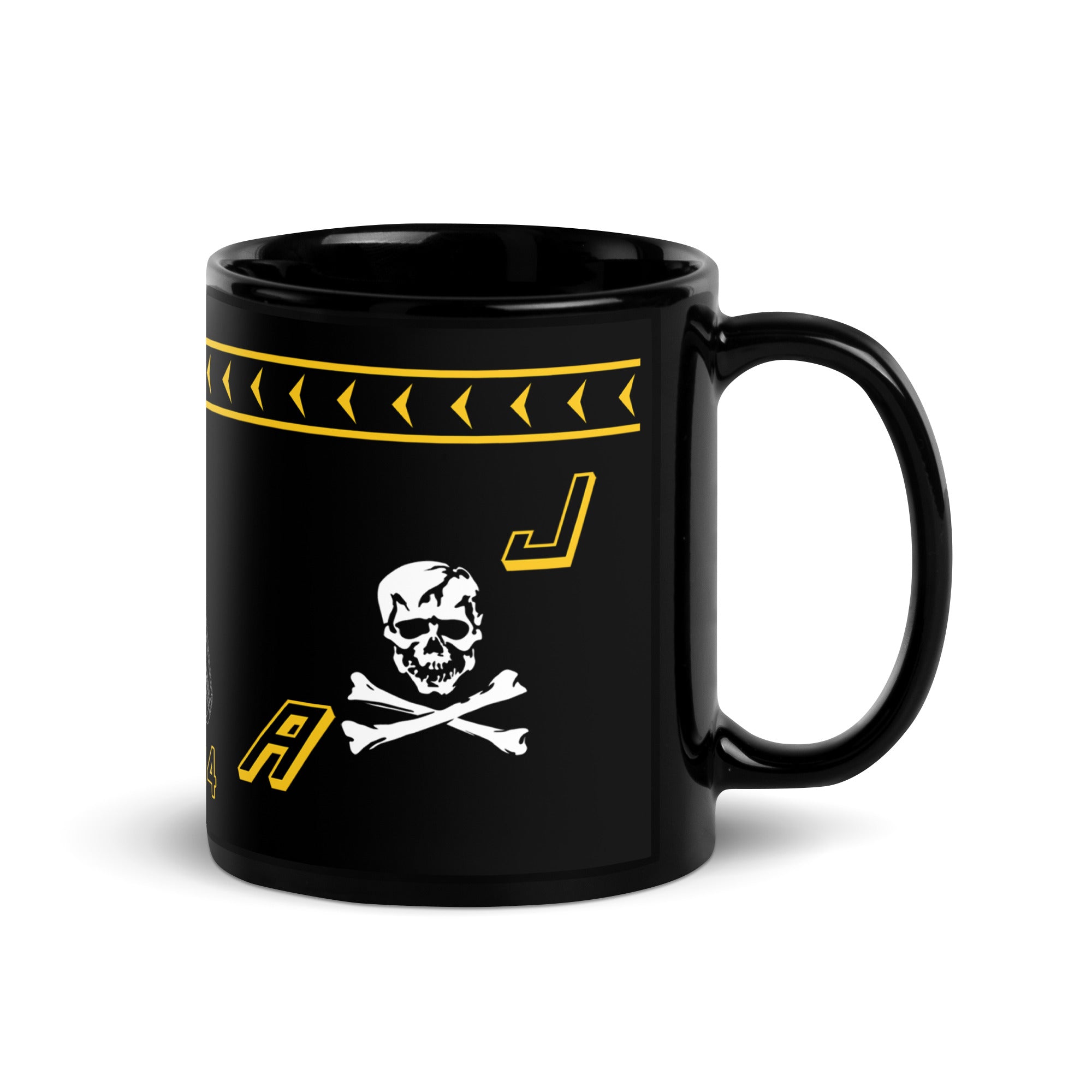 VF-84 "Jolly Rogers" Black Glossy Mug