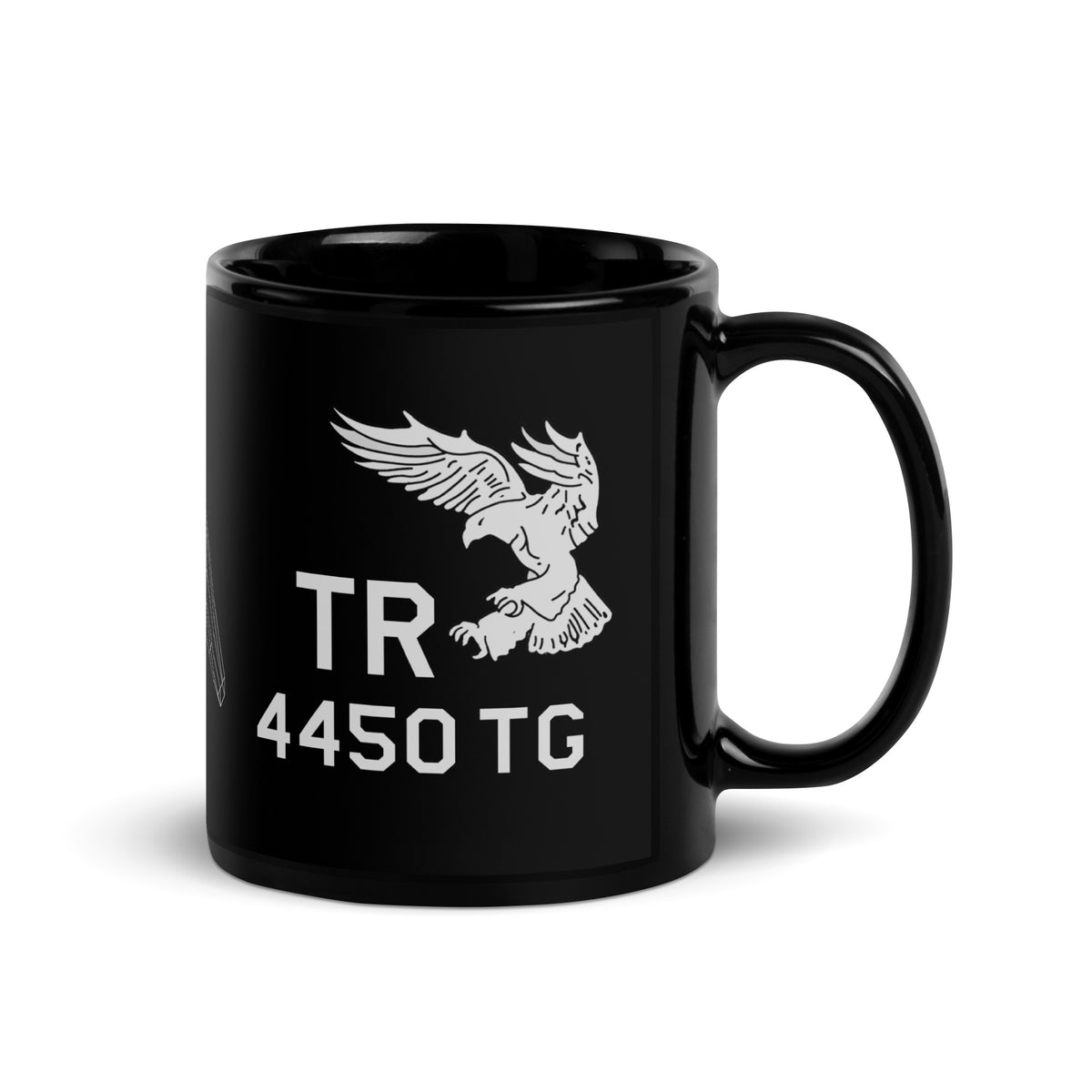 F-117 "Nighthawk" Black Glossy Mug - I Love a Hangar