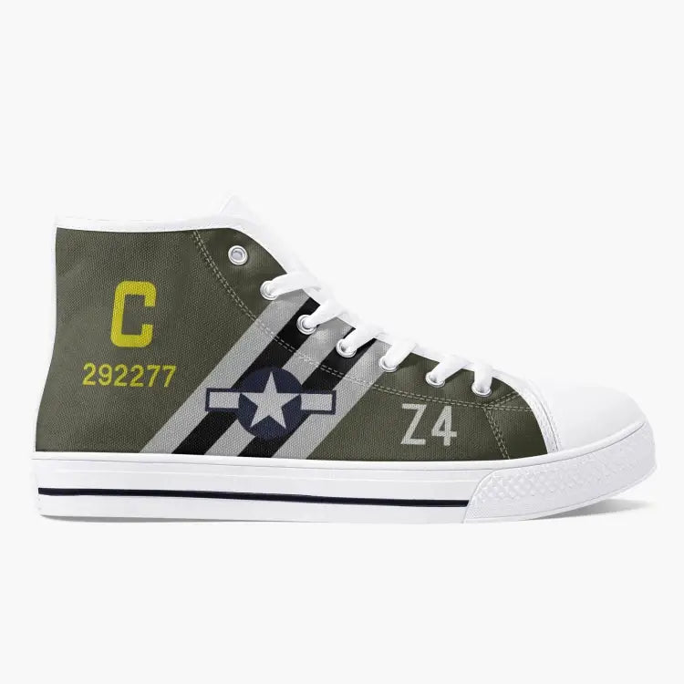C-47 "Boogie Baby" High Top Canvas Shoes - I Love a Hangar