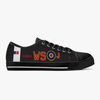 Lancaster "J for Johnnie" Low Top Canvas Shoes (Black) - I Love a Hangar