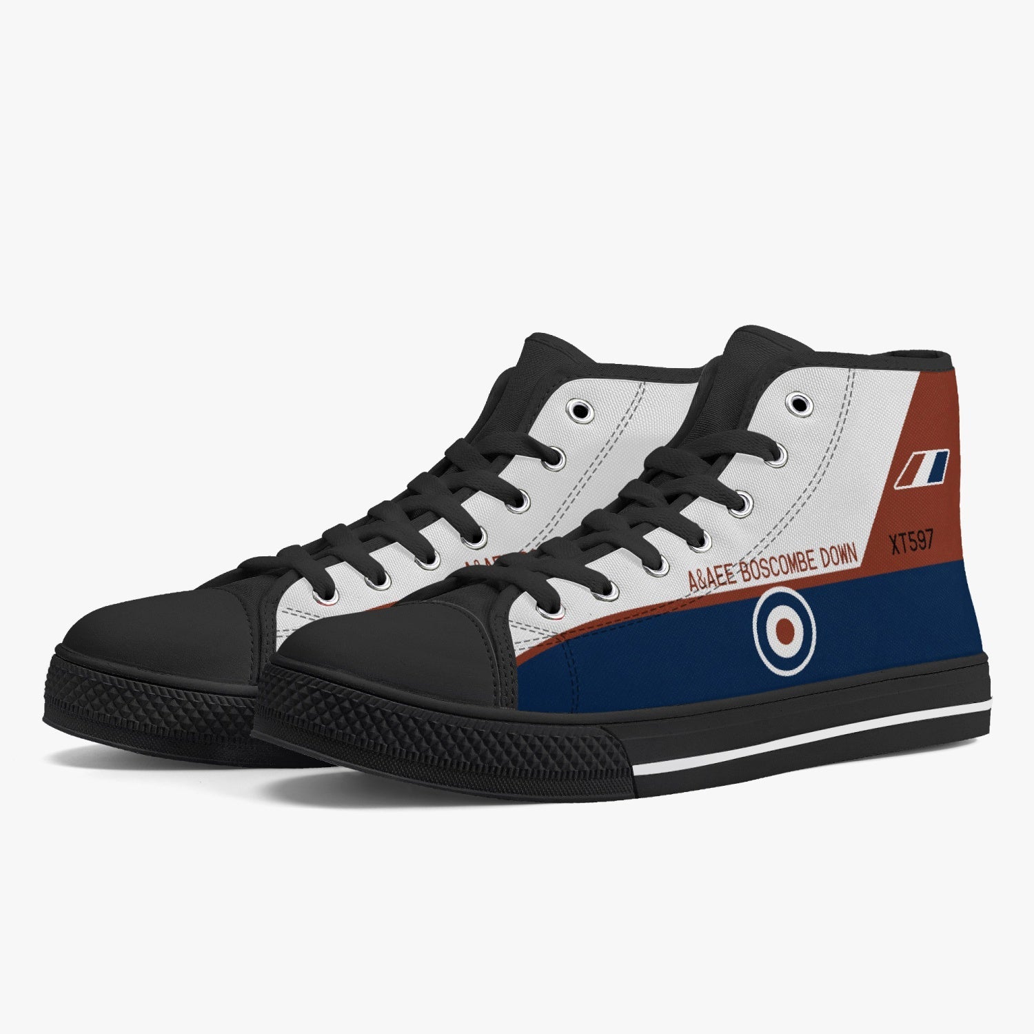 F-4 Phantom XT597 High Top Canvas Shoes - I Love a Hangar