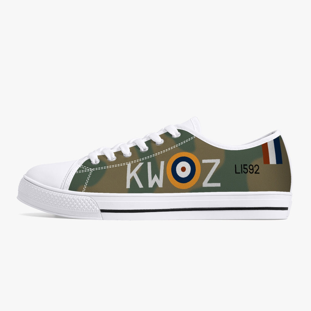 Hurricane "KW-Z" Low Top Canvas Shoes - I Love a Hangar