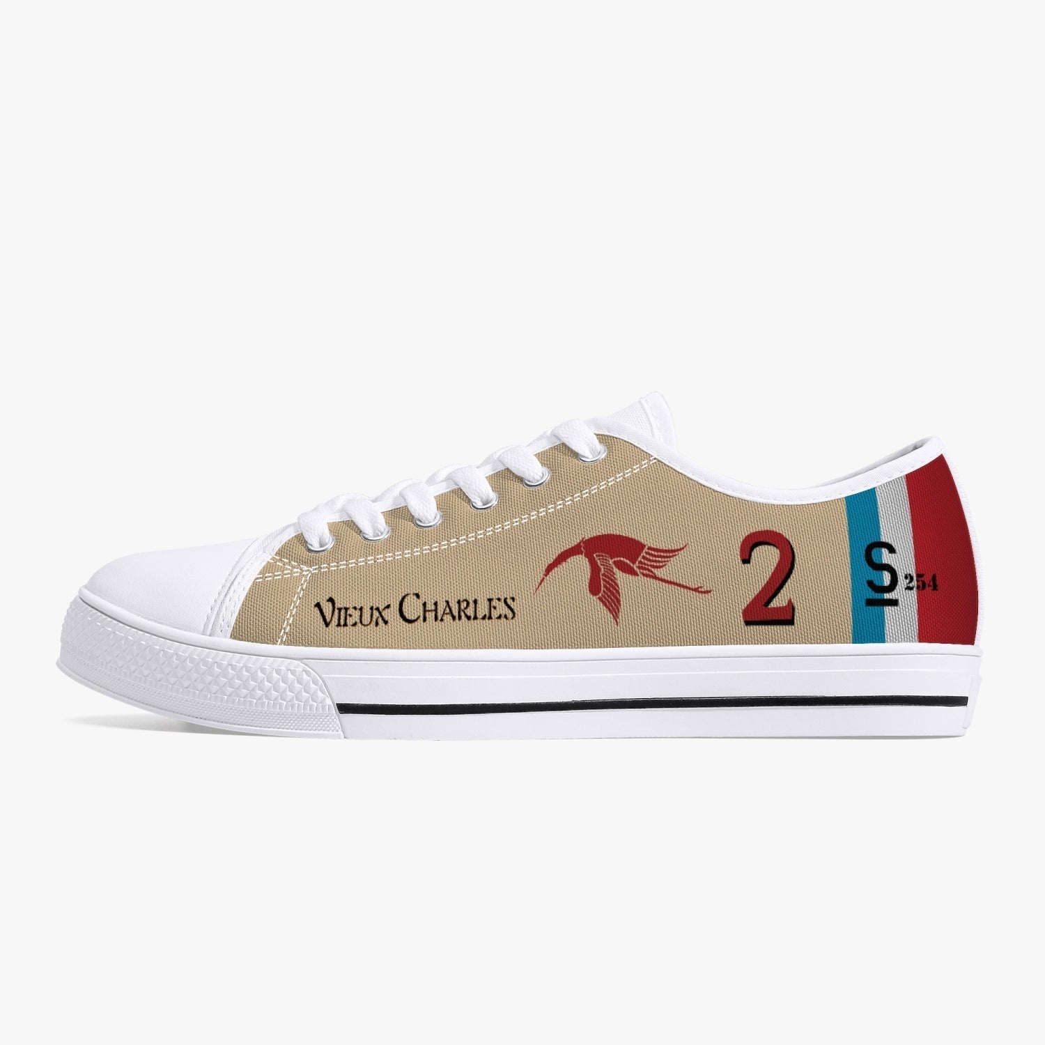 SPAD VII "Vieux Charles" Low Top Canvas Shoes - I Love a Hangar