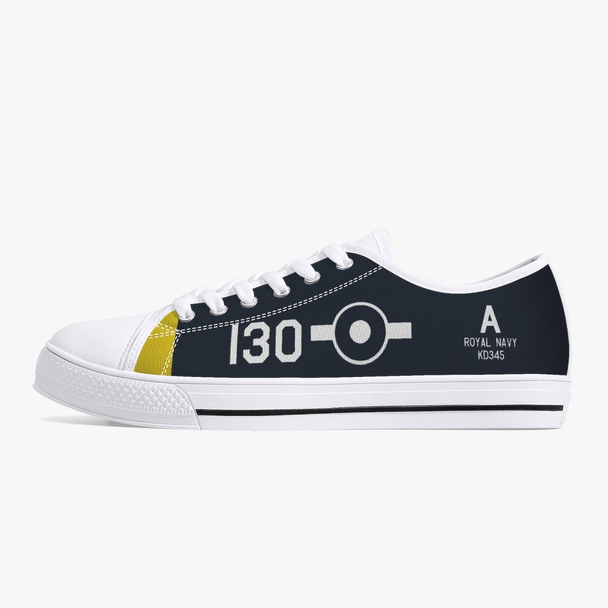 FG-1D Corsair  "A-130 " Low Top Canvas Shoes - I Love a Hangar