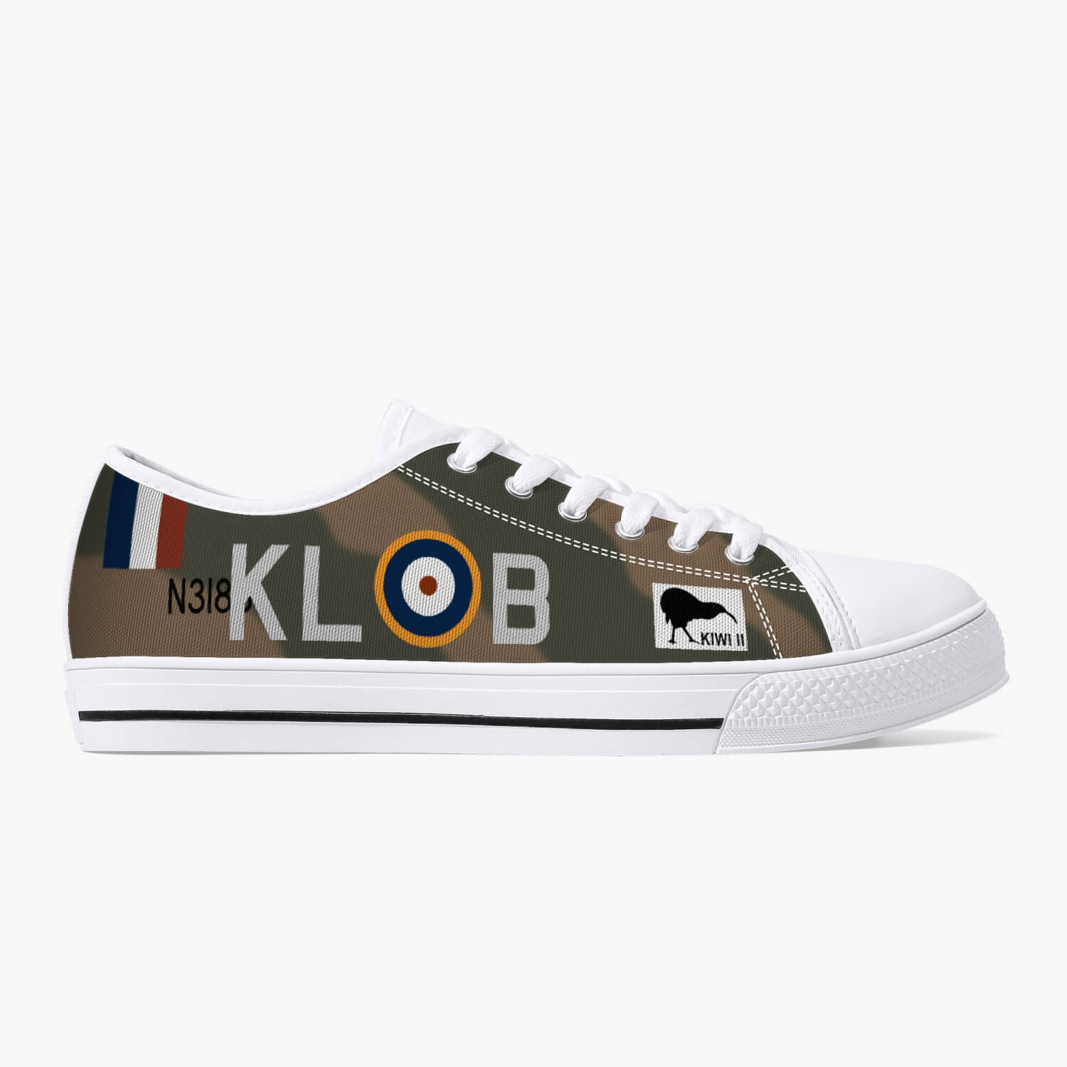 Spitfire "KIWI II" Low Top Canvas Shoes - I Love a Hangar