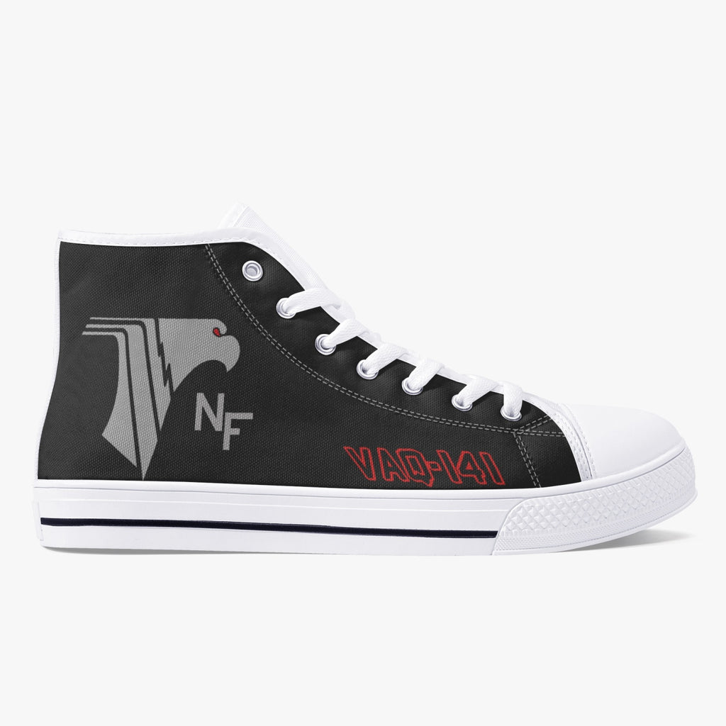 VAQ-141 "Shadowhawks" High Top Canvas Shoes - I Love a Hangar