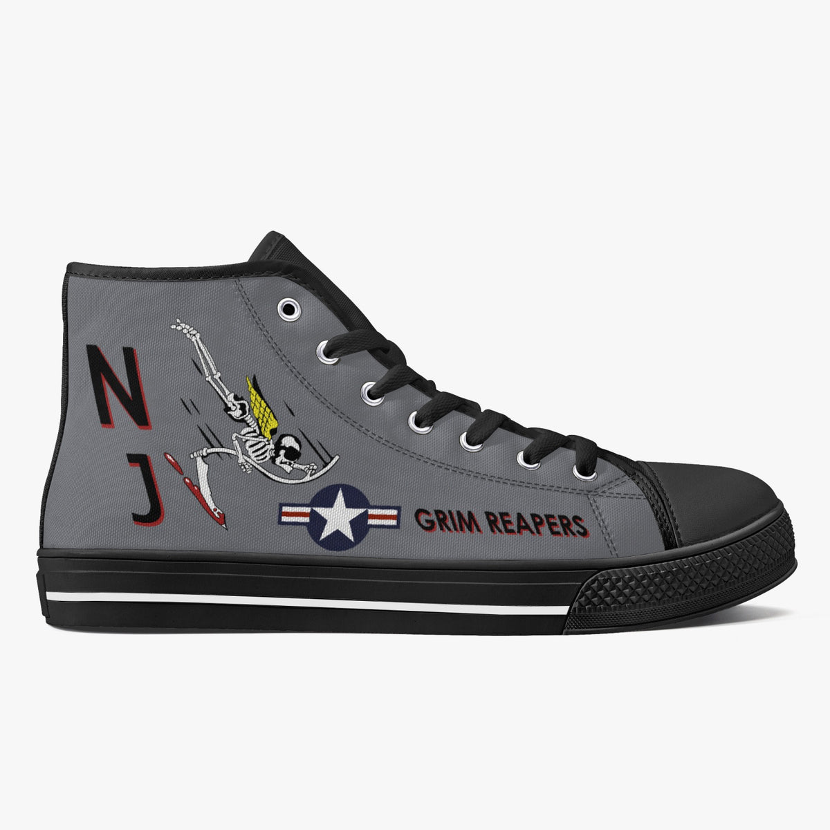 VFA-101 "Grim Reapers" High Top Canvas Shoes - I Love a Hangar